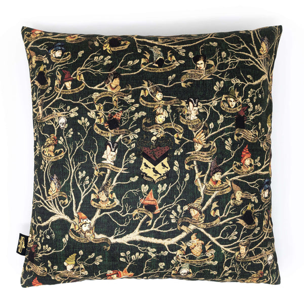 Black Family Tapestry Cushion Cover - Olleke Wizarding Shop Amsterdam Brugge London Maastricht
