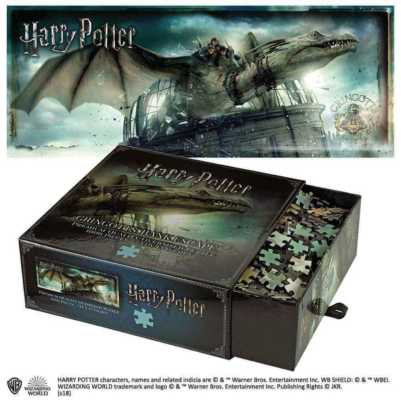Gringotts Bank Escape 1,000pc Jigsaw Puzzle - Olleke | Disney and Harry Potter Merchandise shop