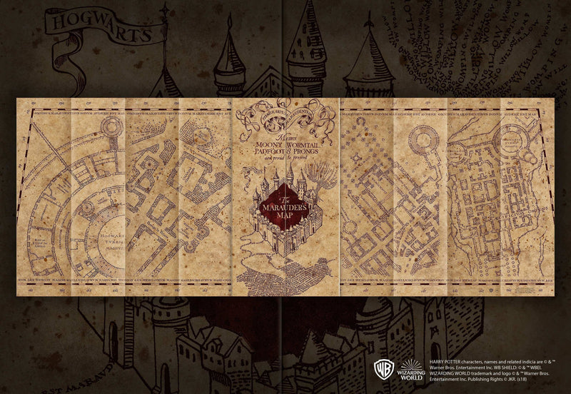 Marauders Map 1,000pc Jigsaw Puzzle - Olleke | Disney and Harry Potter Merchandise shop