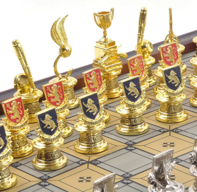 Quidditch Chess Set Silver & Gold Plated - Olleke | Disney and Harry Potter Merchandise shop