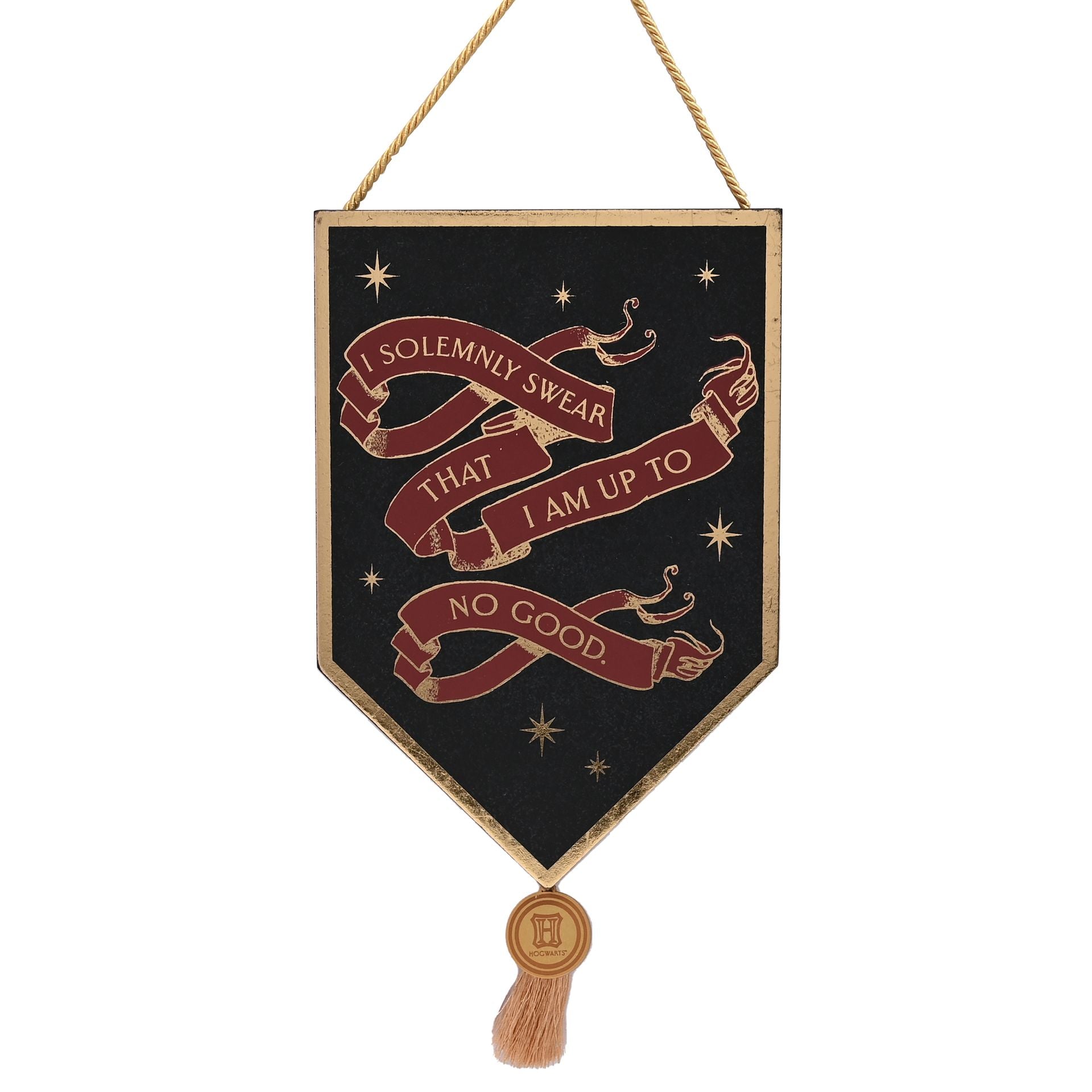 Pendentif Harry Potter Alumni qui brille dans le noir - Je jure solennellement