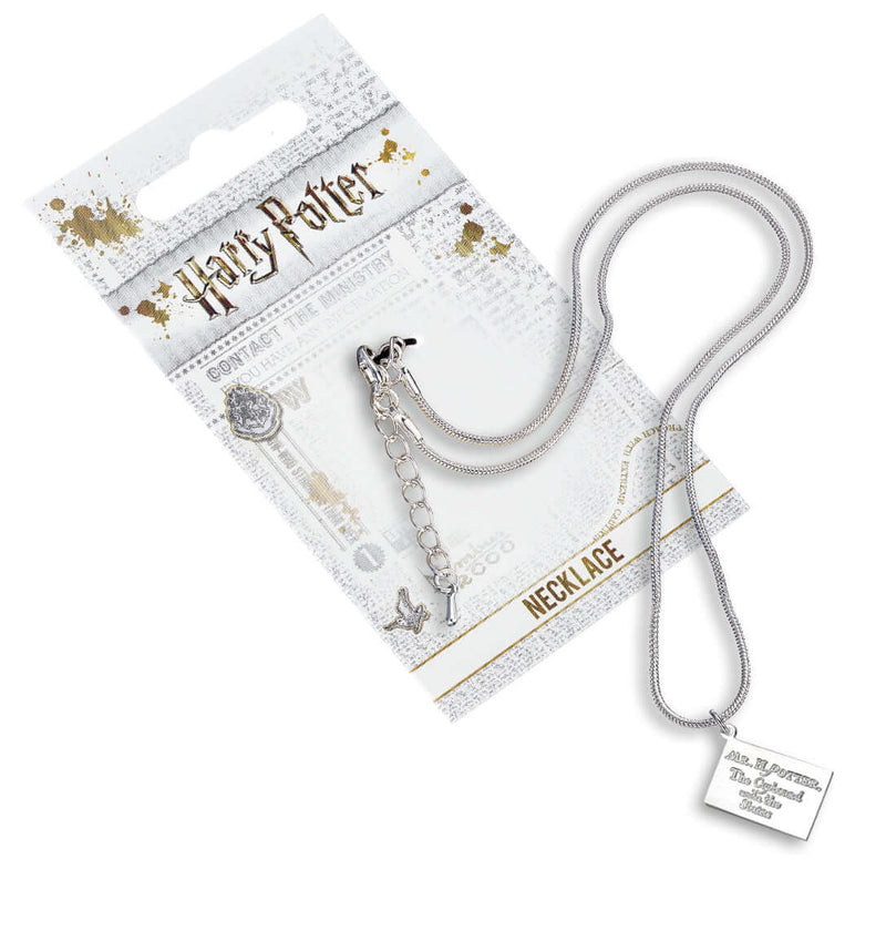 Harry Potter Hogwarts Acceptance Letter Necklace - Olleke Wizarding Shop Brugge London Maastricht