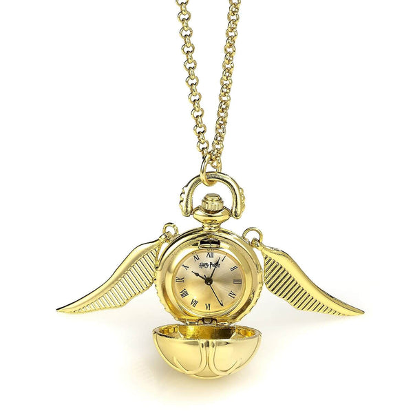 Harry Potter Golden Snitch Watch Necklace - Olleke | Disney and Harry Potter Merchandise shop
