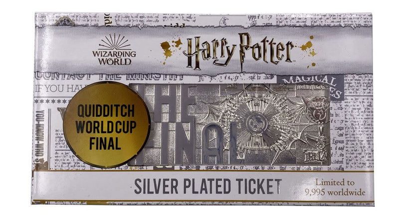 Harry Potter Replica Quidditch World Cup Ticket Limited Edition (silver plated) - Olleke | Disney and Harry Potter Merchandise shop