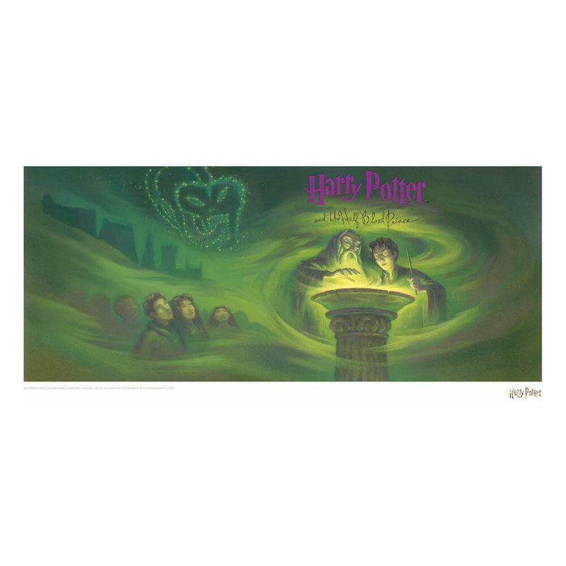 Harry Potter Art Print Half Blood Prince Book Cover Artwork Limited Edition - Olleke Wizarding Shop Brugge London Maastricht