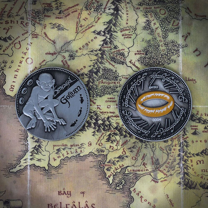 Lord of the Rings Collectable Coin Gollum Limited Edition - Olleke Wizarding Shop Brugge London Maastricht