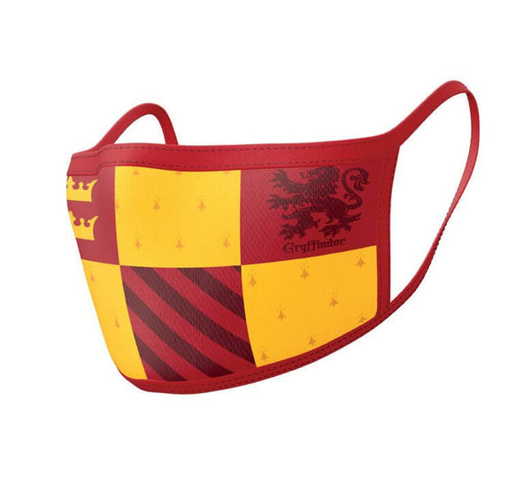 Harry Potter Face Masks 2-Pack Gryffindor - Olleke | Disney and Harry Potter Merchandise shop