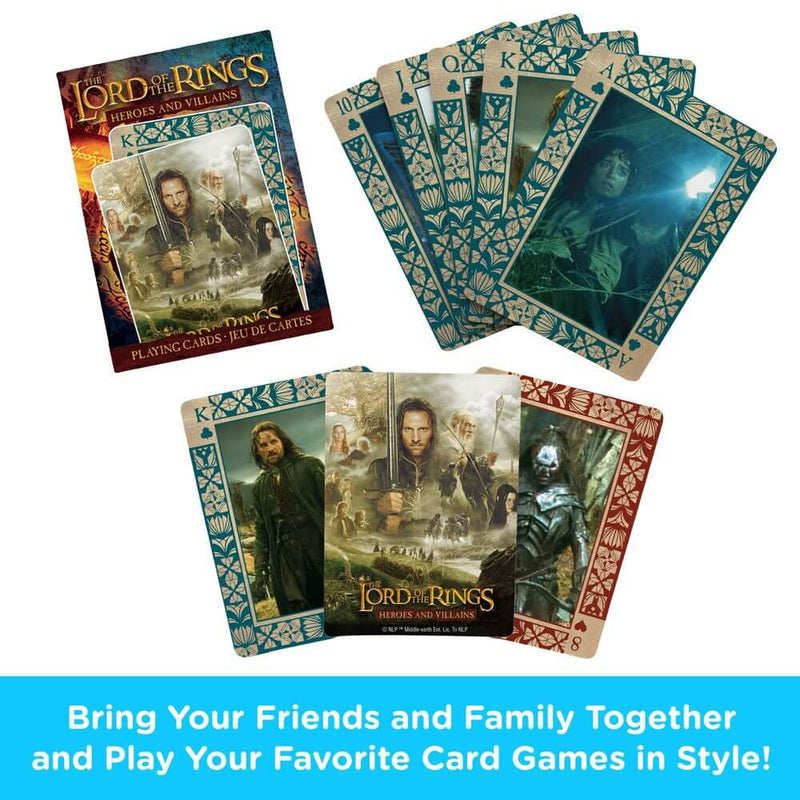 Lord of the Rings Playing Cards Heroes and Villains - Olleke Wizarding Shop Brugge London Maastricht