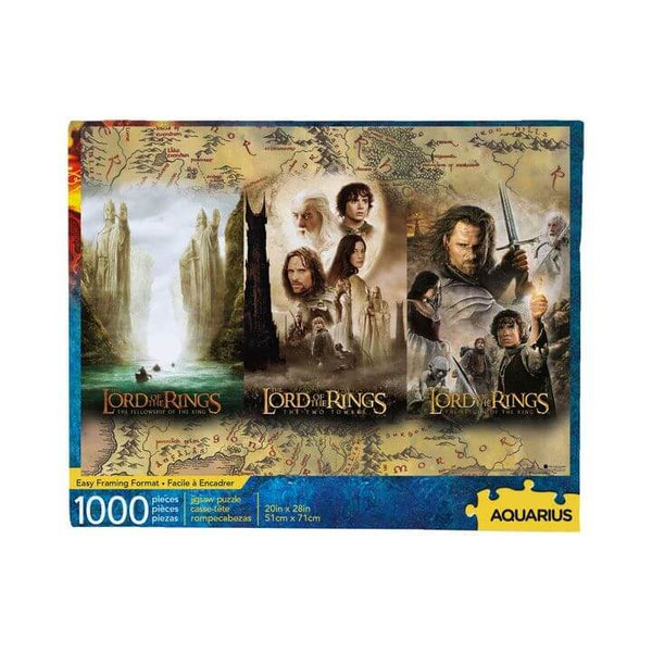 Lord of the Rings Jigsaw Puzzle Triptych - Olleke Wizarding Shop Brugge London Maastricht