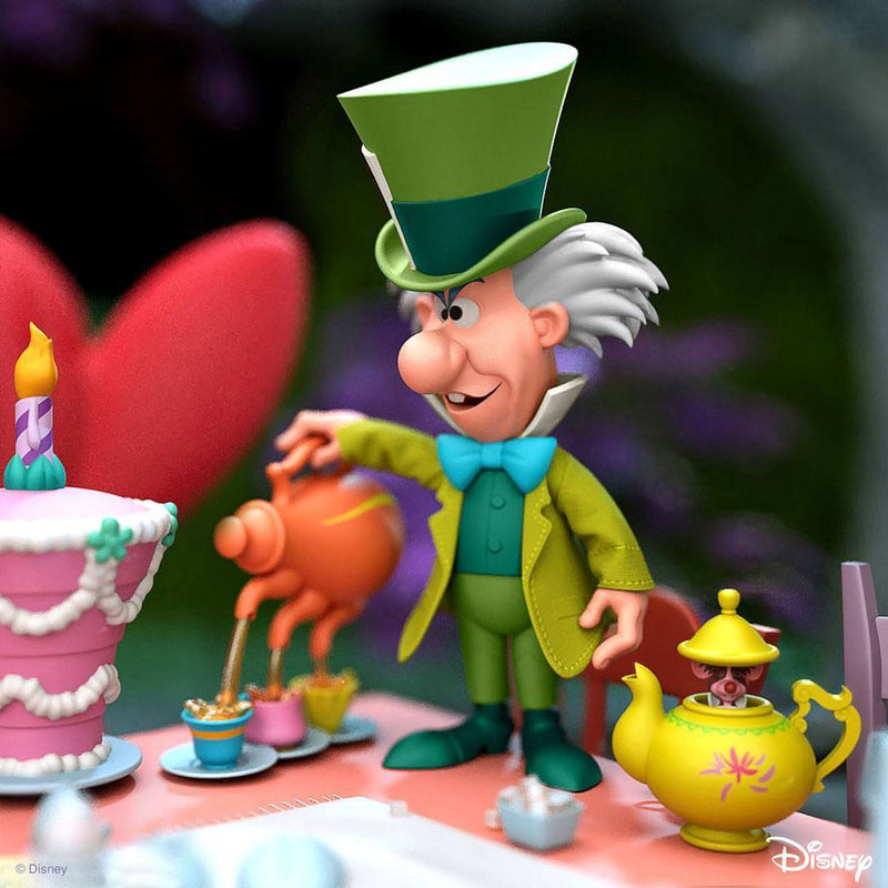 Alice in Wonderland Disney Ultimates Action Figure The Tea Time Mad Hatter - Olleke Wizarding Shop Brugge London Maastricht