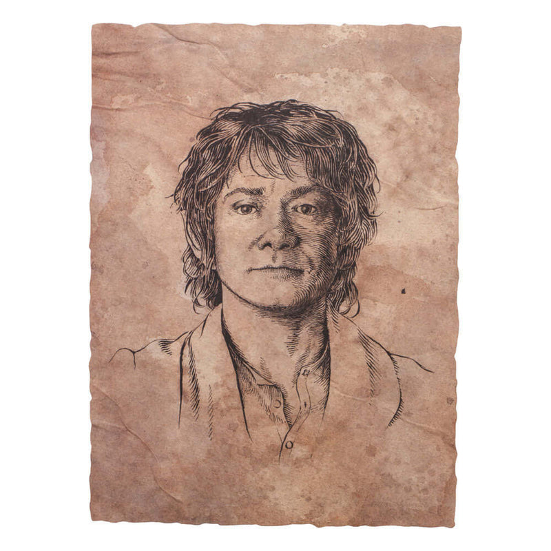 The Hobbit Art Print Portrait of Bilbo Baggins - Olleke Wizarding Shop Amsterdam Brugge London Maastricht